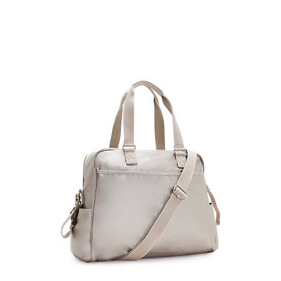 Kipling Alanna Metallic Diaper Bag Tassen Beige | BE 1242RV